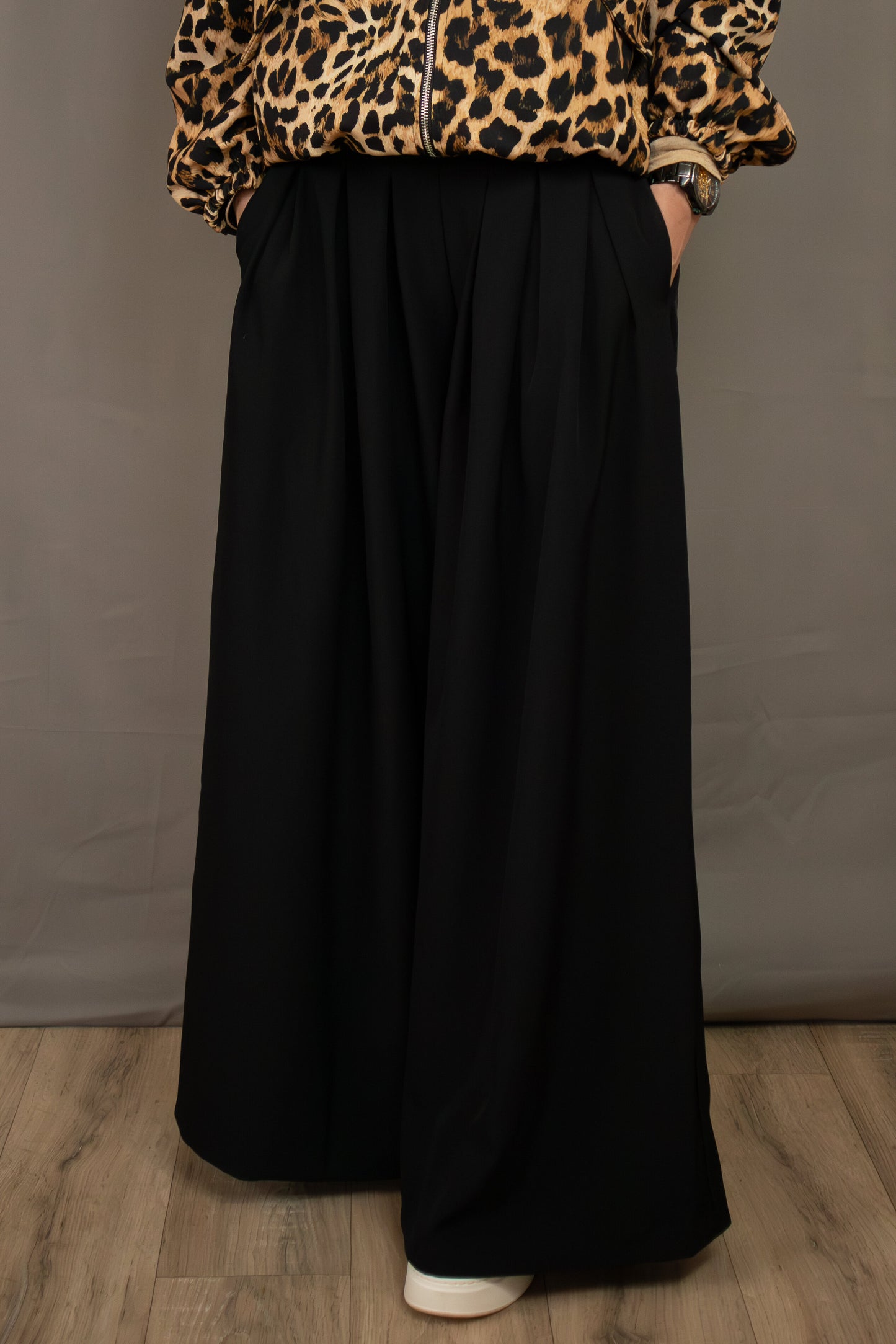 Pantalon noir fluide