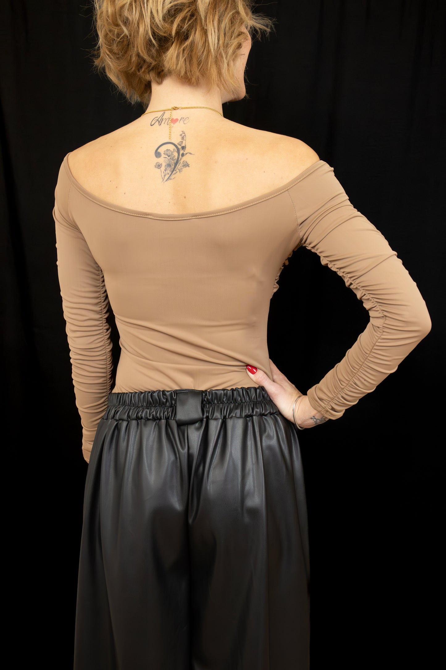 Body Camel col Bardot