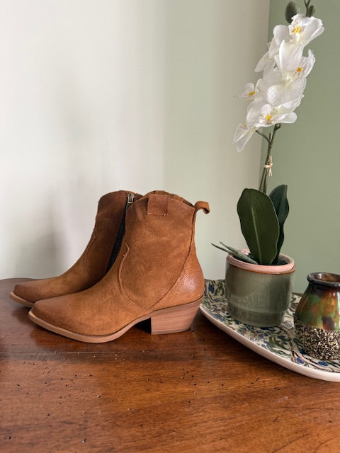 Bottines camel