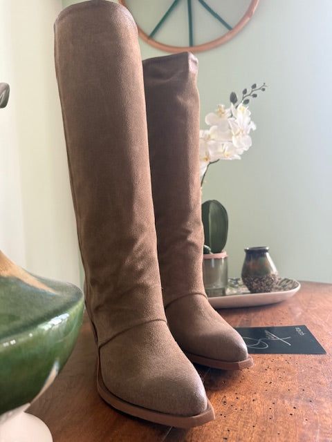 Bottes beige