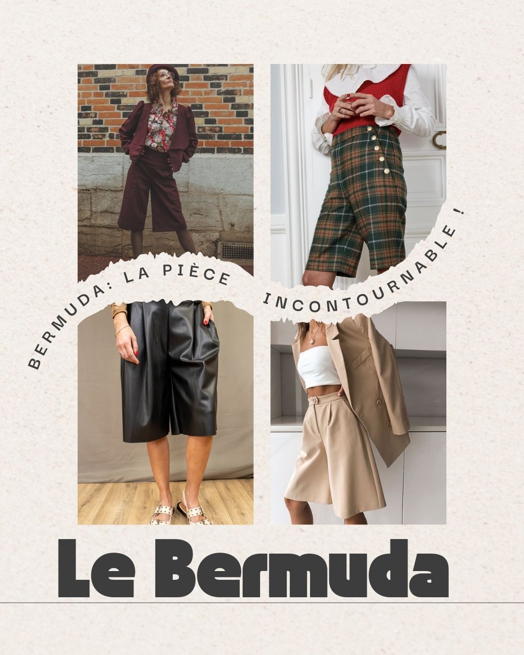 Le Bermuda : La Pièce Incontournable pour un Style Confortable et Chic Toute l’Année!