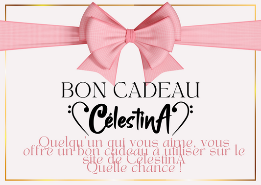 Carte Cadeau Célestina