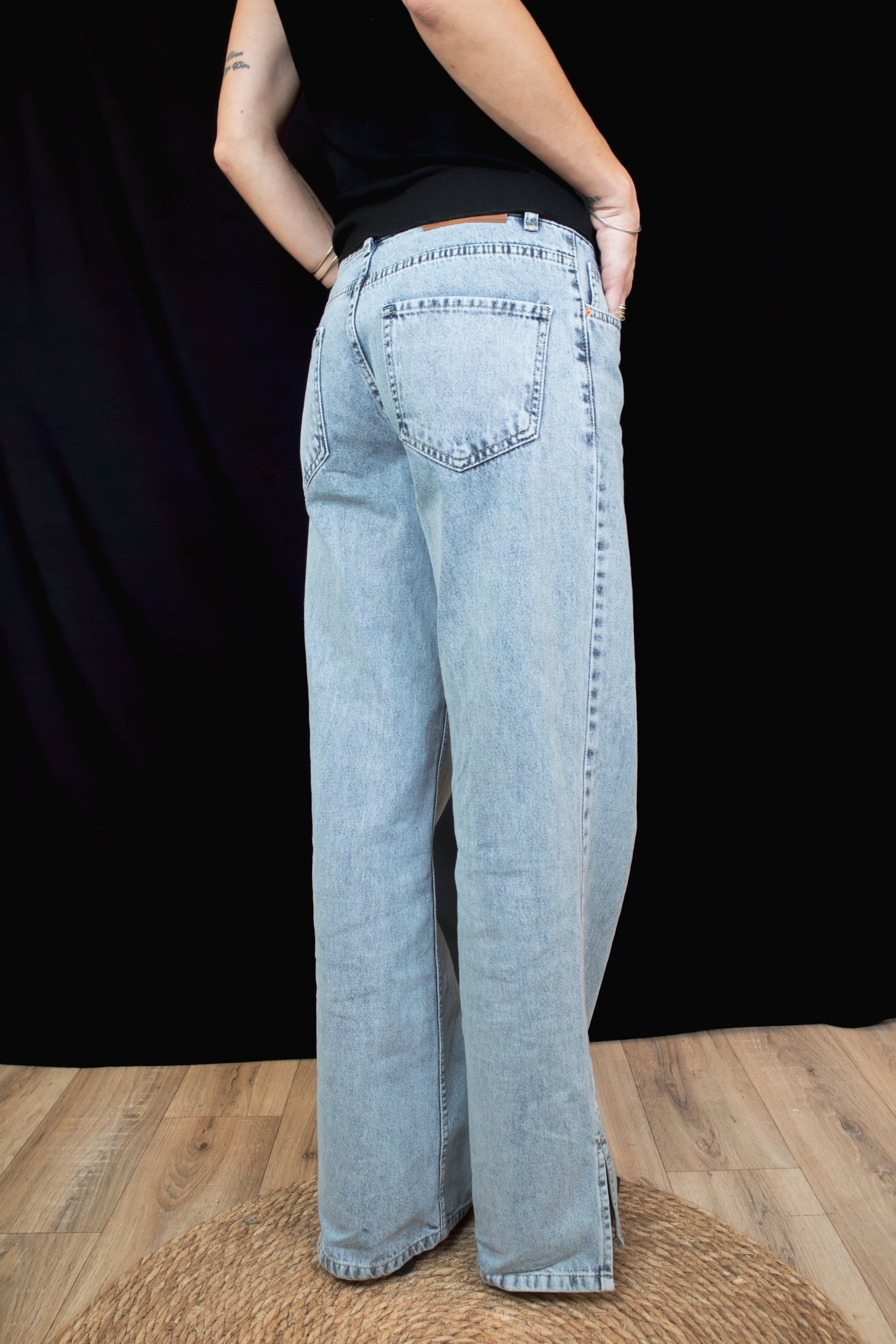 jeans asymétrique