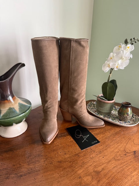 Bottes beige