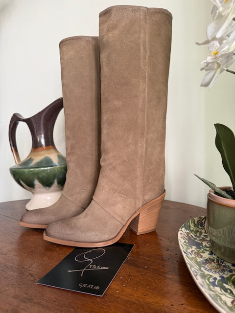 Bottes beige