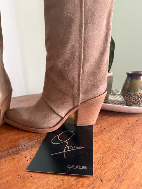 Bottes beige