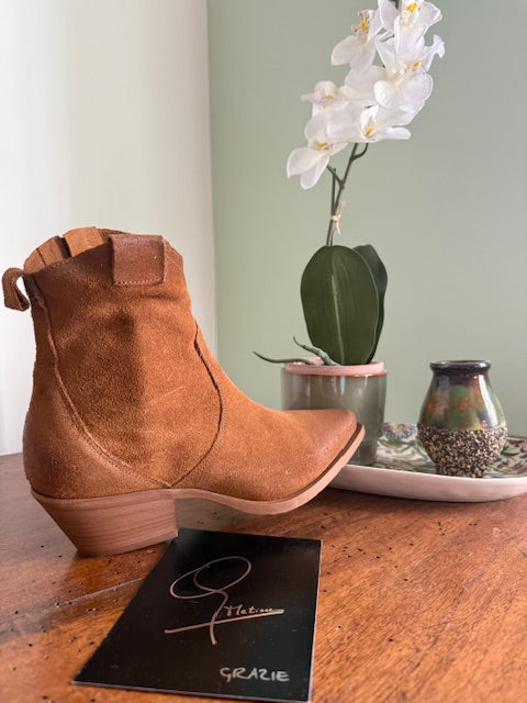 Bottines camel