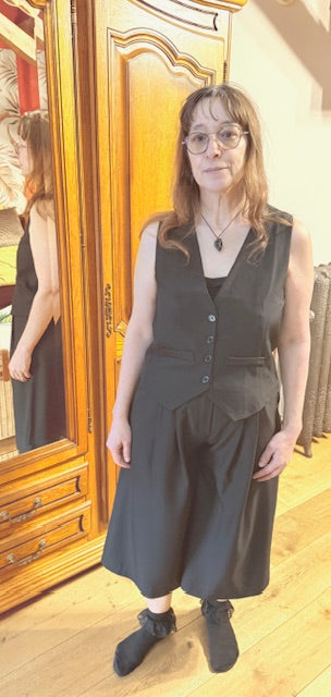 Gilet style tailleur sans manche