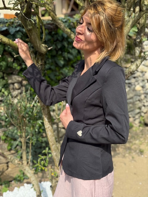 Veste de blazer cœur