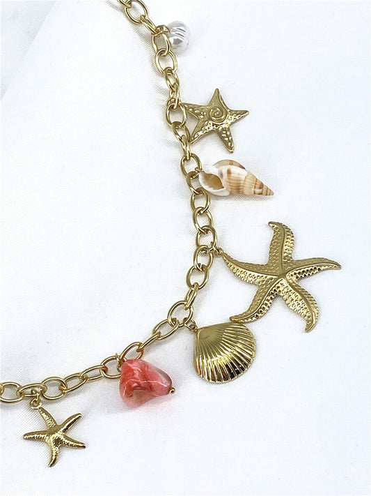 Collier fantaisie plage