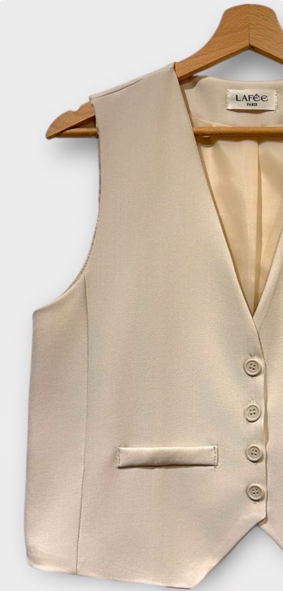 Gilet style tailleur sans manche